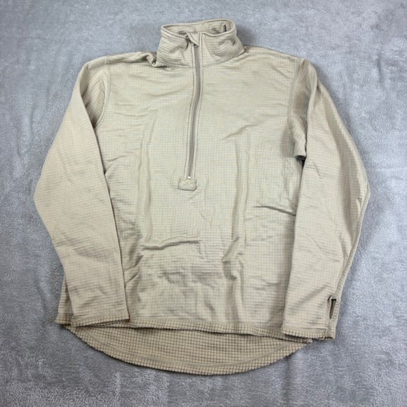 Peckham Inc. Other - Peckham Shirt Mens Medium Gen III Cold Weather Mid Weight Grid Fleece Tan
